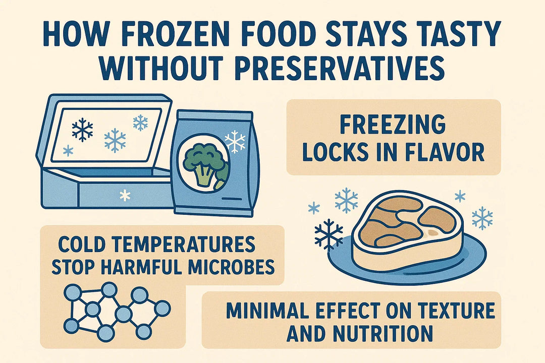 How Frozen Food Stays Tasty Without Preservatives