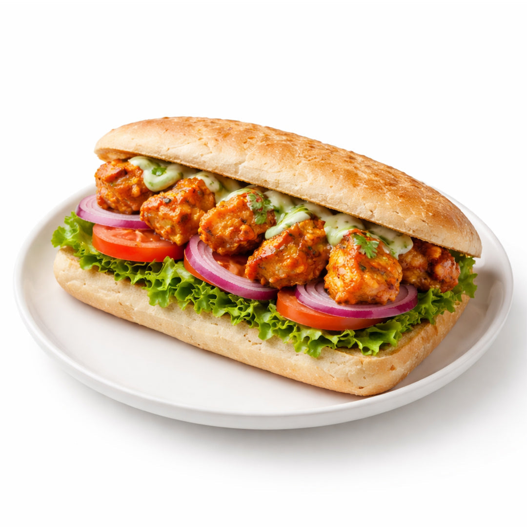 Chicken Tikka Filling sandwich ready 