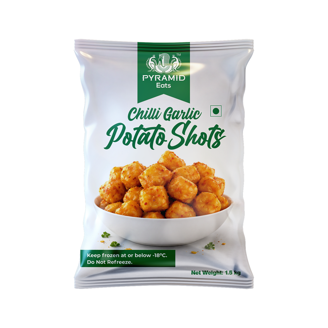 Chilli Garlic Potato Shots (12 Kg)