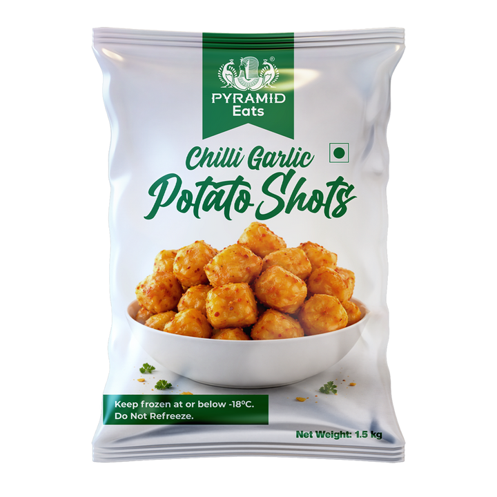 Chilli Garlic Potato Shots (12 Kg)