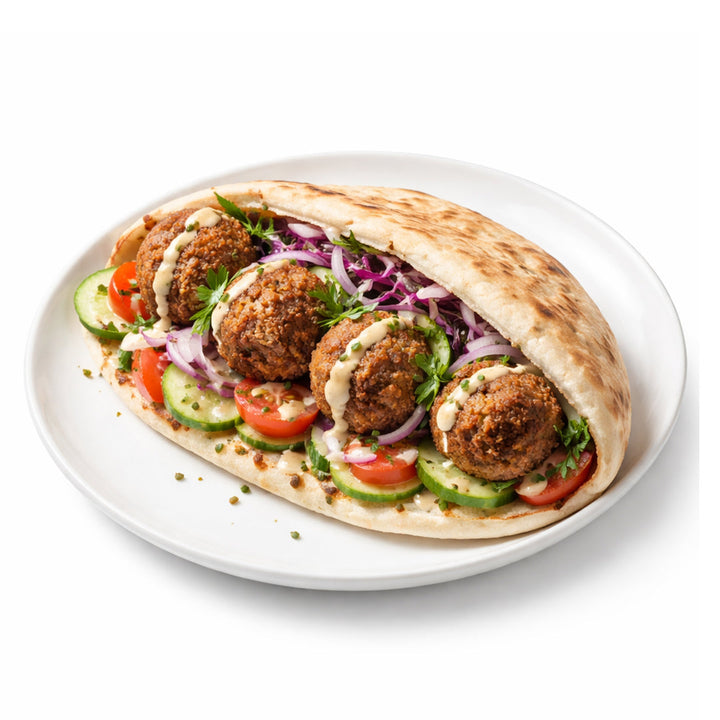 Falafel Kebab in a plate
