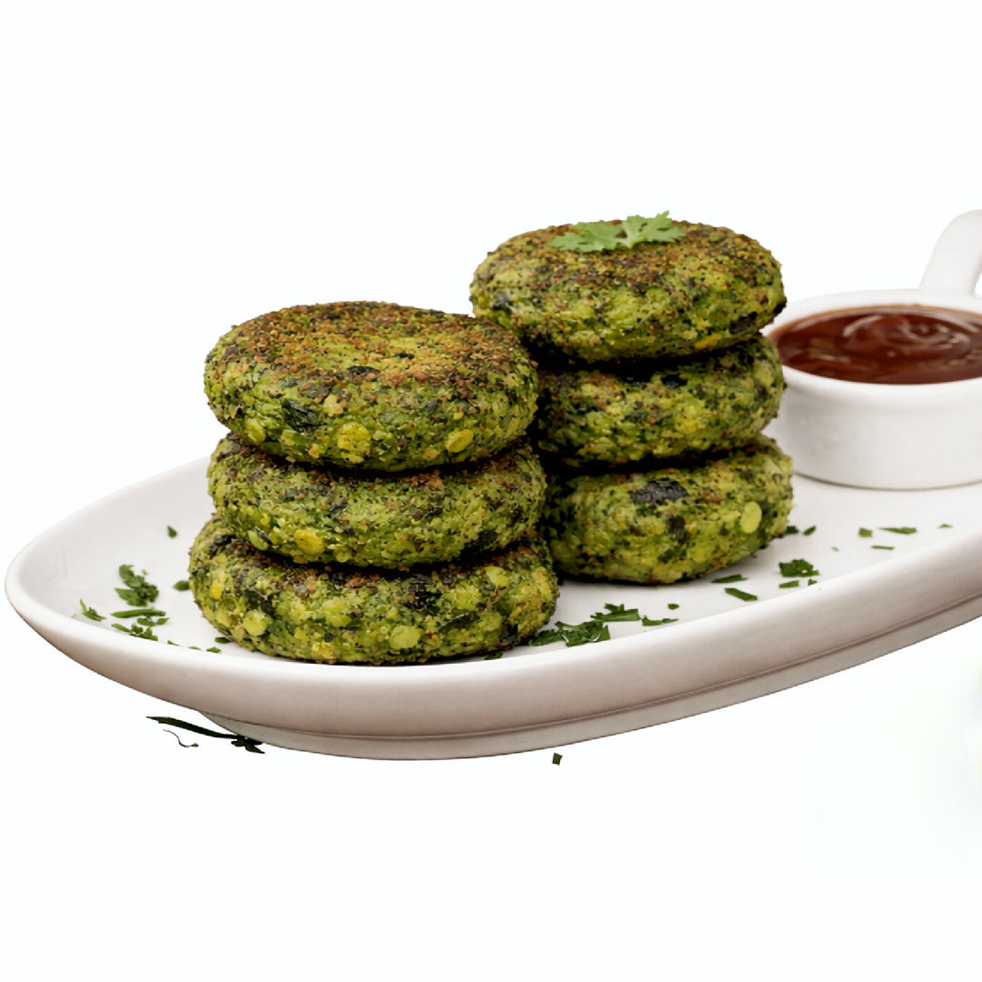 Harabhara Kebab in a plate