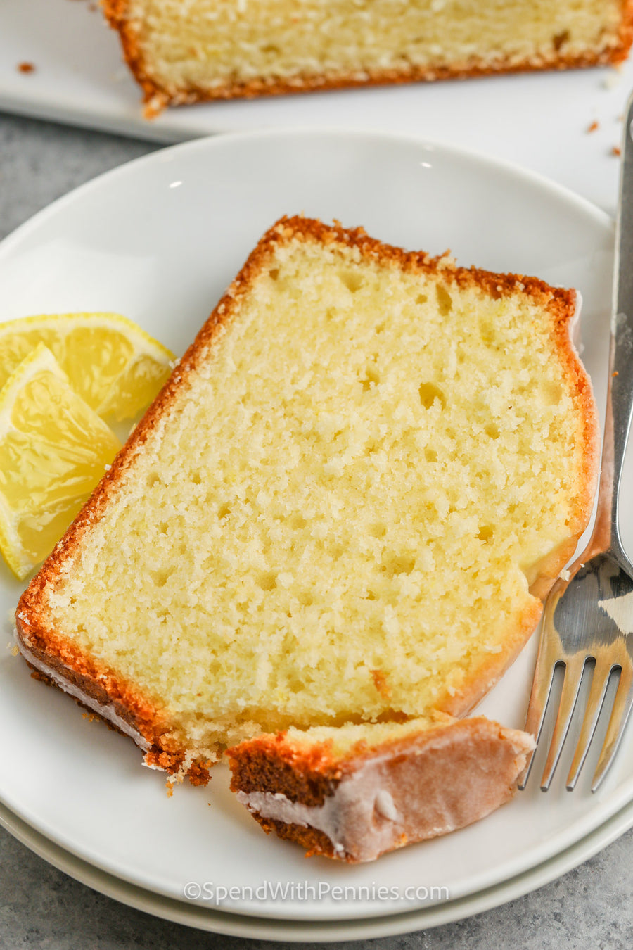 Lemon Cake Slice