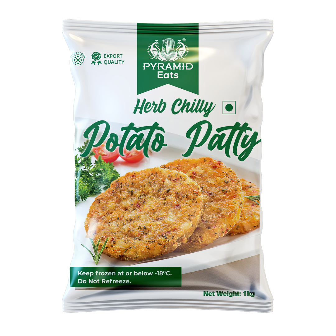Herb Chilly Potato Patty (12 Kg)