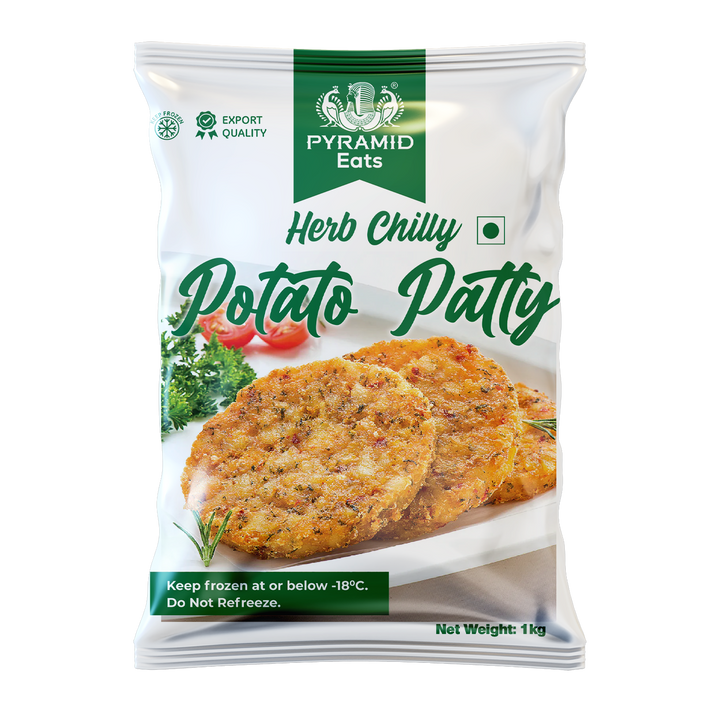 Herb Chilly Potato Patty (12 Kg)
