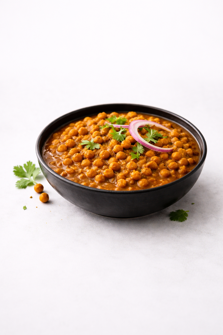 Pindi Choley in a bowl 