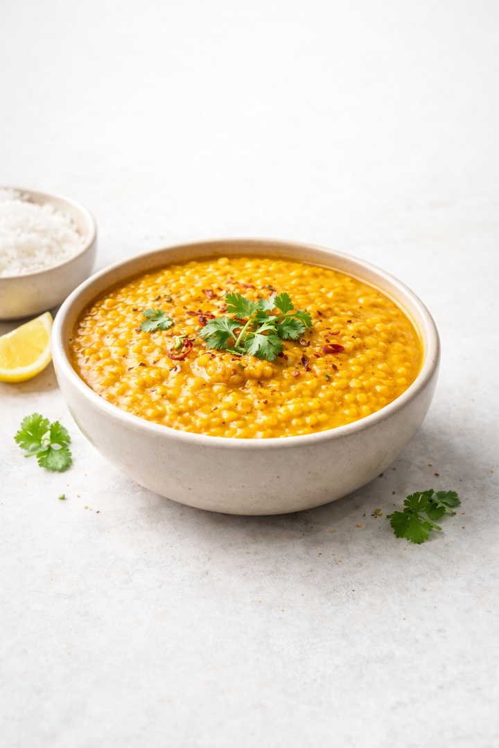 Dal Tadka Yellow in a bowl 